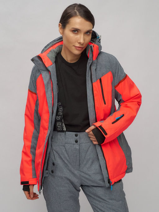 Горнолыжный костюм женский розового цвета 02272-2R - Chunmai фото 18