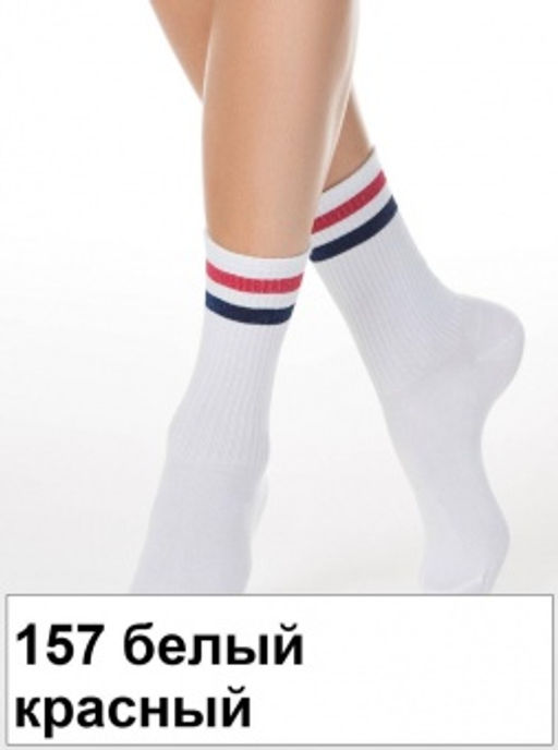 Носки жен. ACTIVE 19С-65СП (72/6) - 157 белый-красный - Conte elegant фото 2
