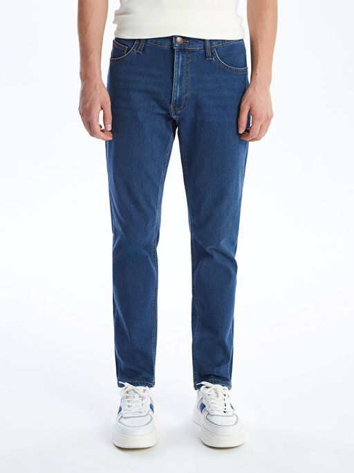 750 Slim Fit ??i Polarl? K??l?k Erkek Jean Pantolon