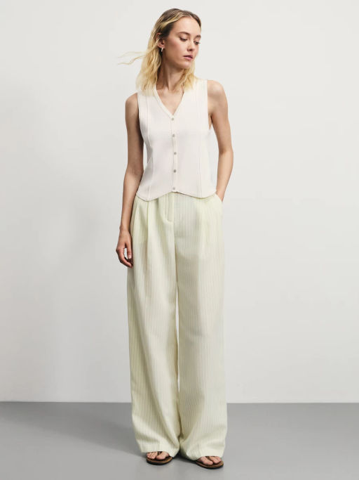 Прямые брюки со шнурком / Zarina фото 2