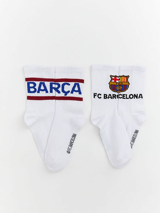 Barcelona Desenli Erkek ?ocuk Soket ?orap 5li