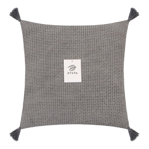 Наволочка декоративная Этель сканди 45*45 серый, 100% п/э  фото 6