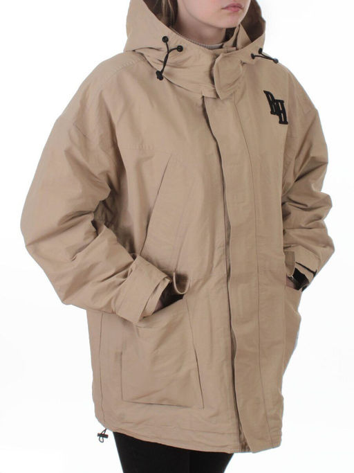 3097 BEIGE Куртка демисезонная женская (100 гр. холлофайбер)