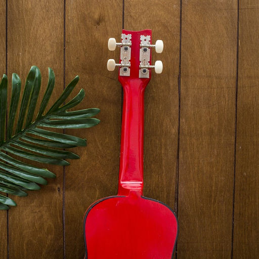 Сувенирный музыкальный инструмент Гитара-укулеле «Красное влечение», 55×20×6 см