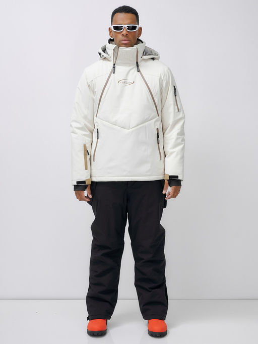 Горнолыжный костюм Leifensh 389Bl мужской анорак зимний белый  фото 7