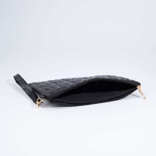 Сумка-клатч на молнии, цвет чёрный - Simaland фото 6