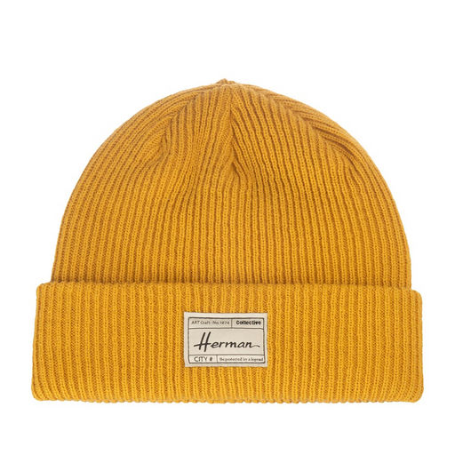 Шапка HERMAN арт. EDMOND 057 (горчичный)
