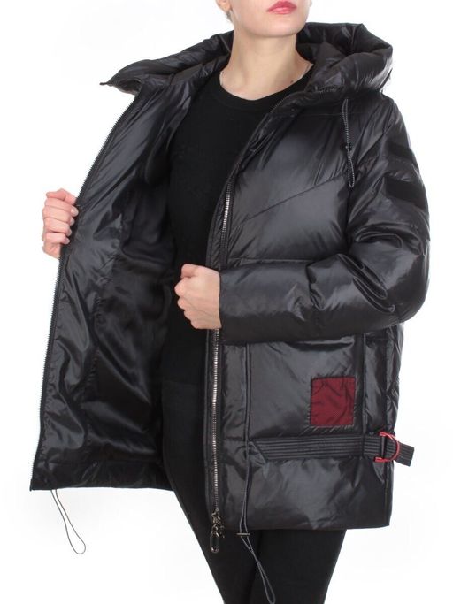 8912 BLACK Куртка зимняя женская CORUSKY (200 гр. холлофайбера) - Fashion фото 7