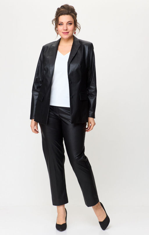 Костюм БелЭльСтиль 412/586 кожа черная