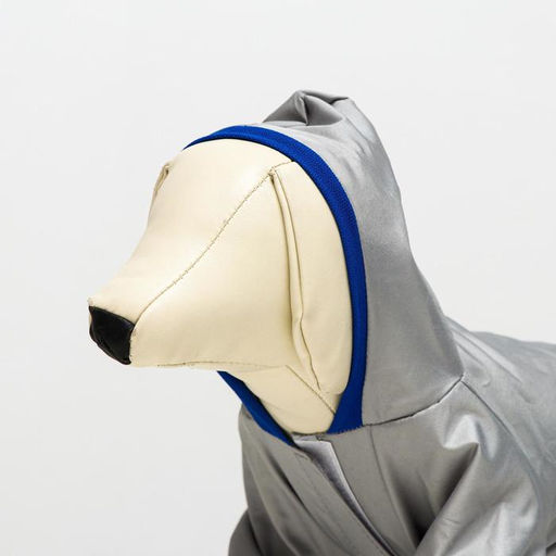 Комбинезон для животных, без подклада, M (ДС 24-26, ОШ 28, ОГ 34-36 см), серый - Simaland фото 4