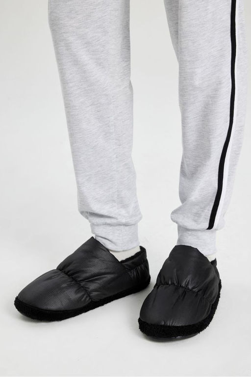 Мужские тапочки на плоской подошве - Defacto фото 2