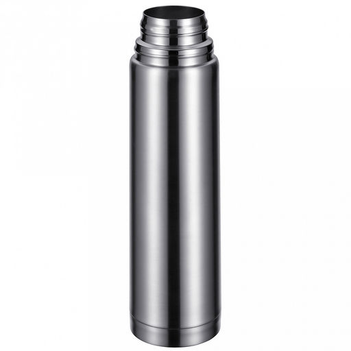 Термос из нержавеющей стали с узкой горловиной "Bullet" 1л, д8см, h32см, пластмассовая винтовая пробка, цветная коробка, "Regent" (Китай)