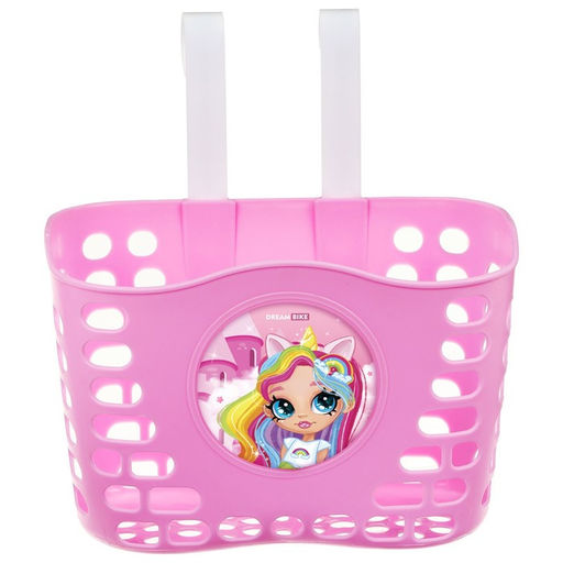 Корзинка детская на велосипед, цвет розовый - Dream bike фото 4