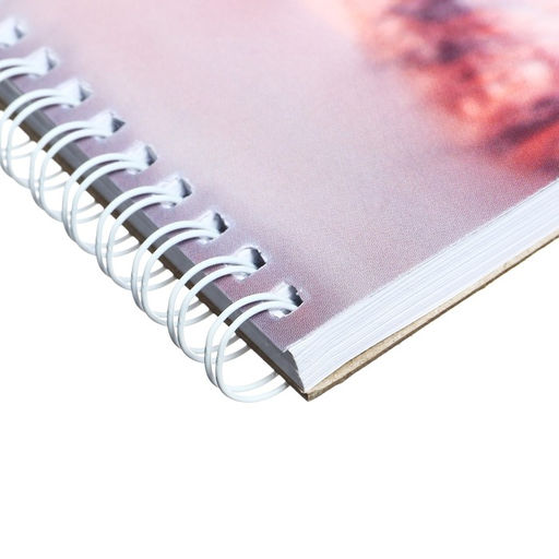 Скетчбук А6, 60 листов на гребне по короткой стороне Песец, обложка мелованный картон, твёрдая подложка, блок 100 г/м - Calligrata фото 3