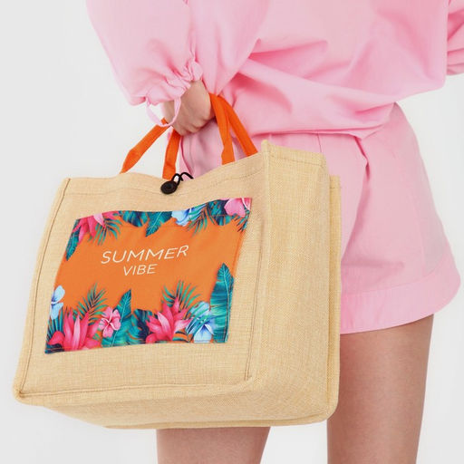 Сумка женская пляжная Летний вайб, 35х30х14 см - Nazamok фото 13
