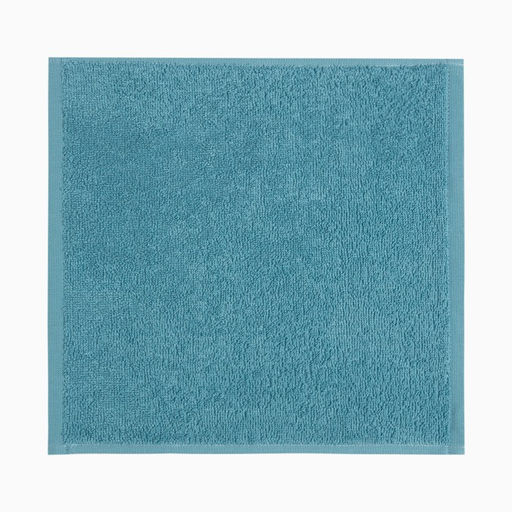 Полотенце махровое Этель 30х30 см, цвет бирюза, 100% хлопок, 340 г/м2  фото 2