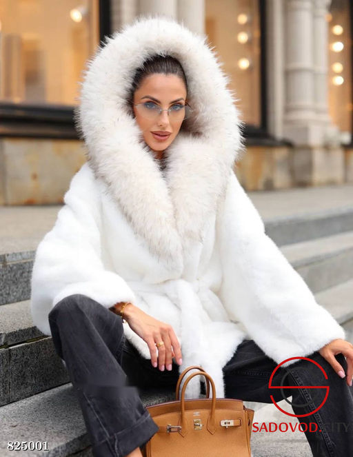 Шуба женская из искусственного меха