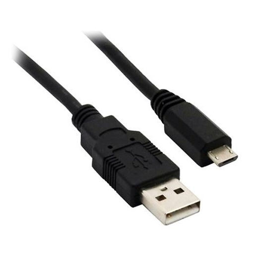 Цена за 2 шт. Кабель microUSB - USB, 0.5 м (U005) "VS", черный