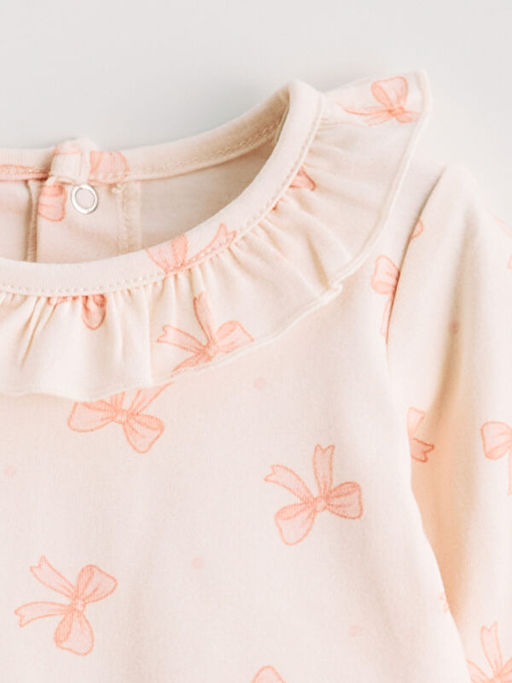 Bebe Yaka K?z Bebek ??t??tl? Body Ve Tayt