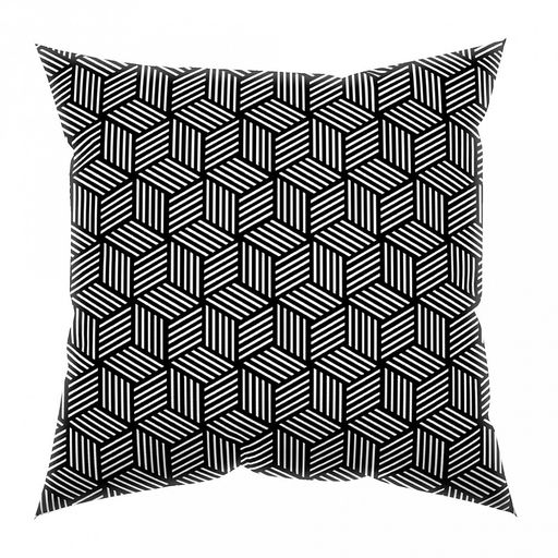 Наволочка 60х60см "Графика 3D", с клапаном-запахом, бязь "Комфорт" 121г/м2, хлопок 100%, упаковка ПВХ 22х30см, "Домашняя мода" (Россия)