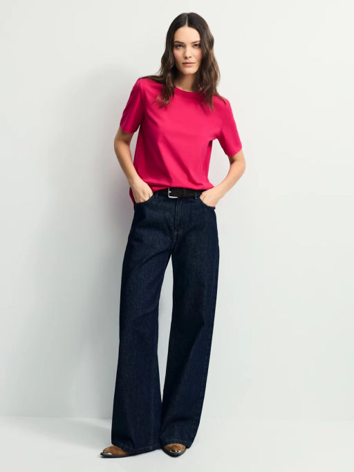 Базовая футболка из хлопка / Zarina  фото 3