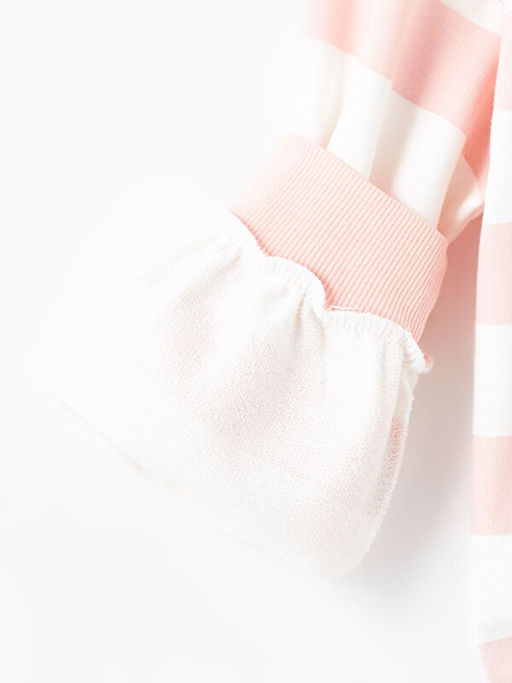 Polo Yaka ?izgili Uzun Kollu K?z ?ocuk Sweatshirt - Waikiki фото 2