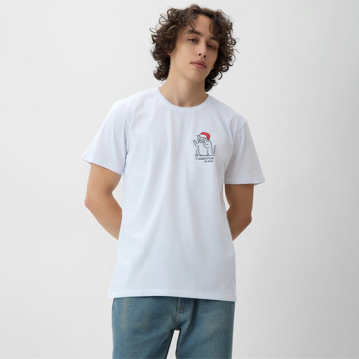 Футболка мужская KAFTAN «Обещание» белый, размер 3XL