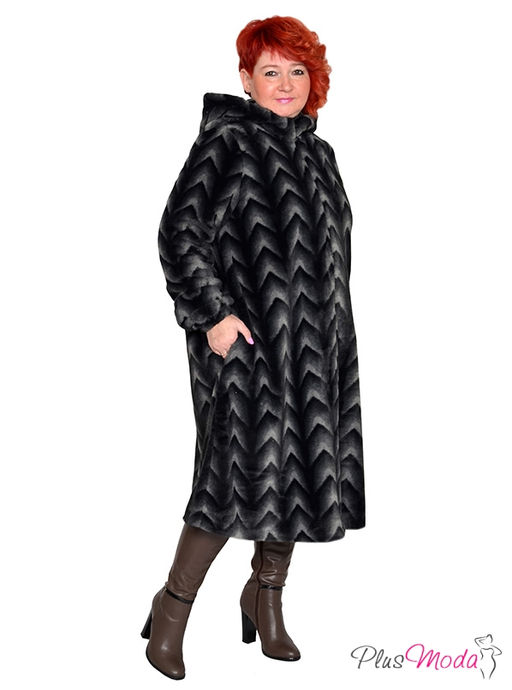 Парка Модель №1491 размеры 44-84 - Plusmoda фото 14