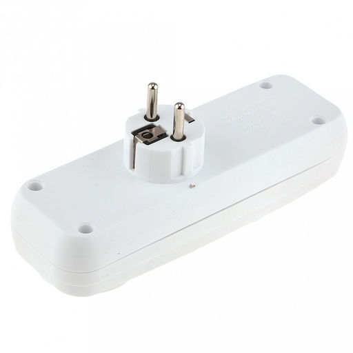 Разветвитель-тройник линейный, белый (Россия)