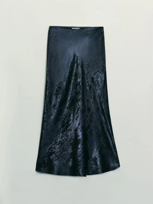Юбка макси из блестящей ткани / Zarina