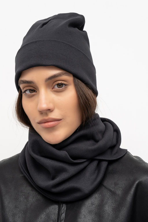 Комплект шапка+снуд