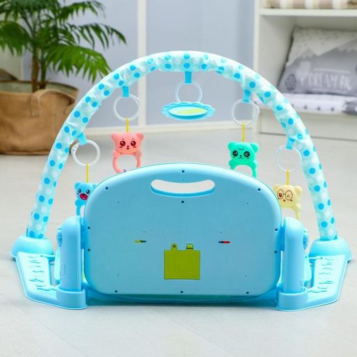 Развивающий коврик Лев, с пианино, голубой - Simaland фото 14