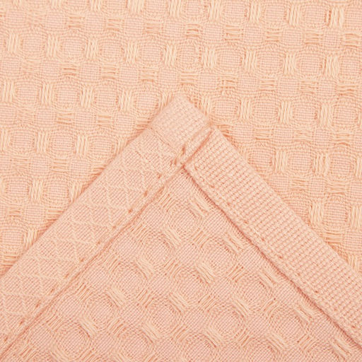 Полотенце Доляна цв. коралловый 35х60 см, 100% хл., крупная вафля 220 г/м2  фото 4