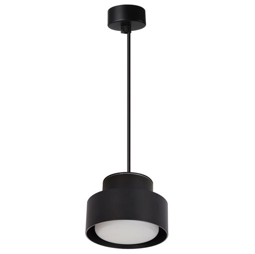 Светильник потолочный на подвесе GX53 12W 230V, черный D75*H110 HL3678