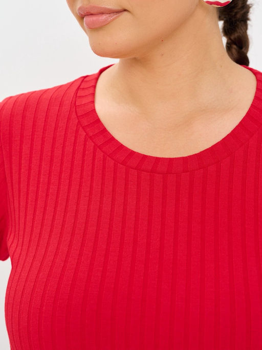 Футболка женская MR0141SS3 red - Maxroses фото 4