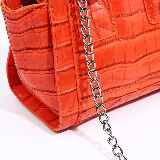 Сумка-тоут на молнии, цвет оранжевый - Simaland фото 6