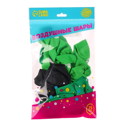 Воздушные шары латексные 12 23 Февраля, 25 шт. - Страна карнавалия фото 2