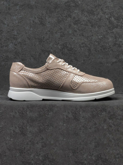 05-FEE01-2P BEIGE Кроссовки (нубук) - Фабричный китай фото 11
