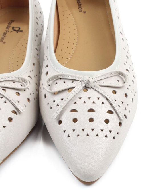 06-7388-66R GRAY/BEIGE Туфли летние женские "Лодочки" (натуральная кожа)