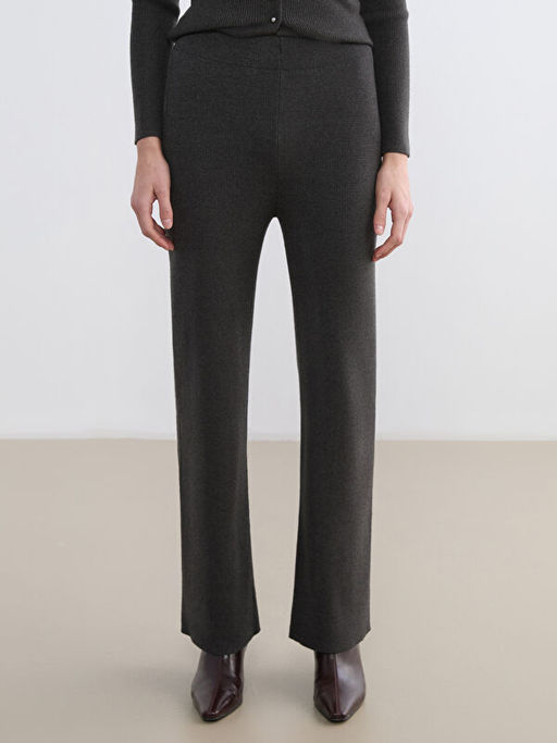 Beli Lastikli Geni? Pa?a Triko Kad?n Pantolon