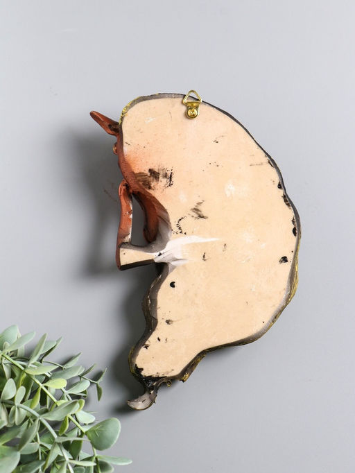 Панно настенное Девушка с лошадью, декор, 20.5?13.5?4.5 см