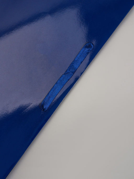 Пакет подарочный ламинированный горизонтальный "Синий", XL 49 × 40 × 19 см