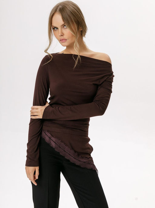 Джемпер Pirs 6571 коричневый