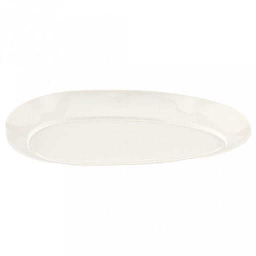 Жасминовый вальс Тарелка мелкая фарфоровая 293х155х25мм, ассиметричная форма, в коробке (Китай) - Домашняя мода фото 4