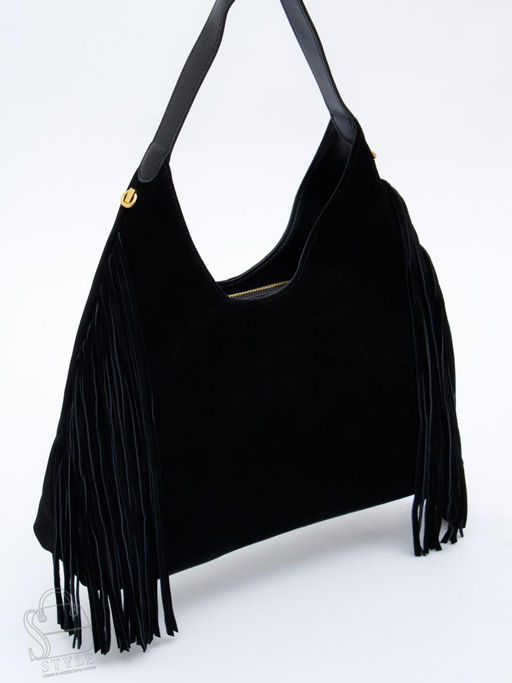 Сумка женская кожаная 1042M black Polina&Eiterou  в Новосибирске