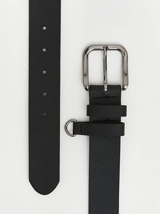 Deri G?r?n?ml? Erkek Kemer