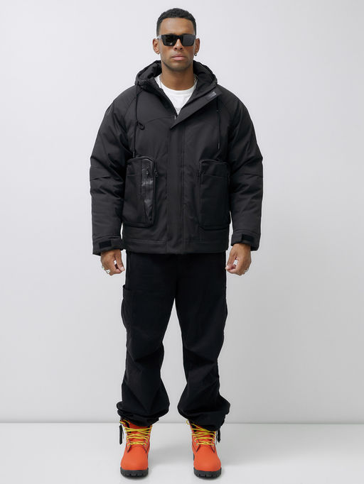 Куртка зимняя до - 20 бежевого цвета черного цвета - Mtforce фото 2