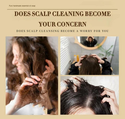 Натуральное твёрдое мыло-шампунь от выпадения волос и перхоти, с маслами ши и женьшенем, для мужчин и женщин, 70 г - Cosmetics фото 4