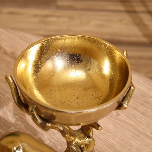 Подсвечник «Олень», 24×14×24 см, алюминий