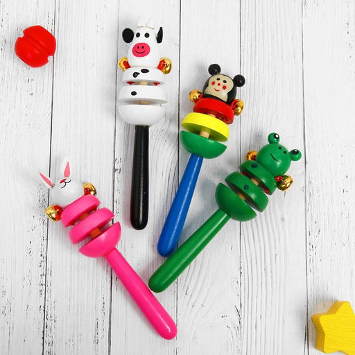 Игрушка музыкальная - бубенчики, МИКС - Лесная мастерская фото 4